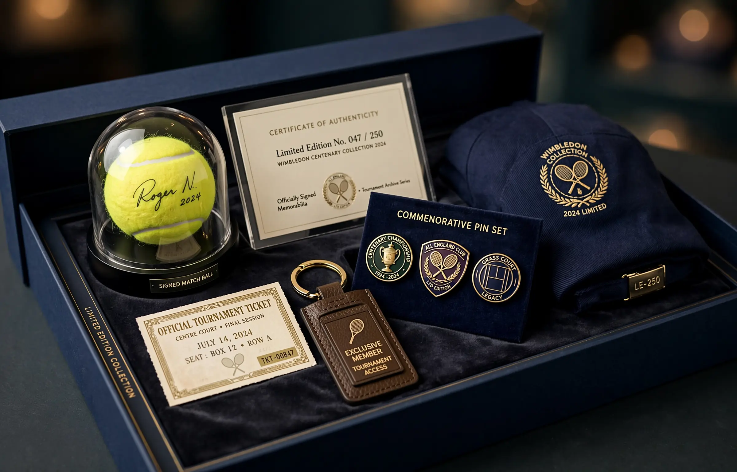 Tennis team merchandise prizes